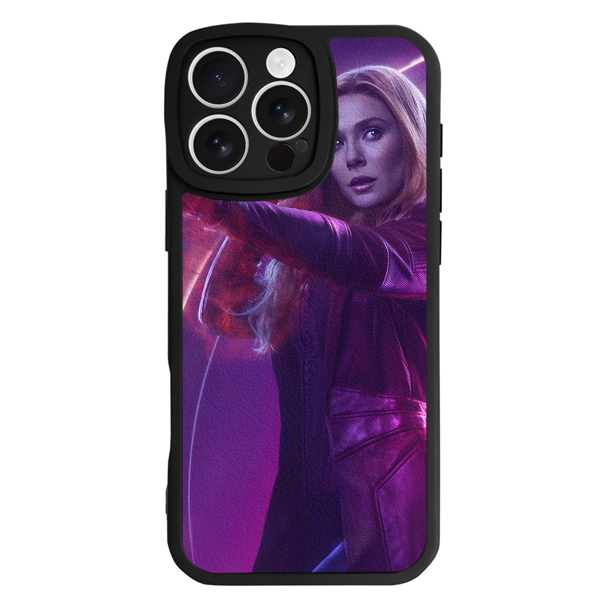 （画像用） アベンジャーズ The Avengers 【iPhone 16シリーズ対応】シリコンスマホケース（レザー調） 材質：シリコン